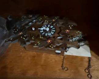 Black Forest Carved Cuckoo Clock