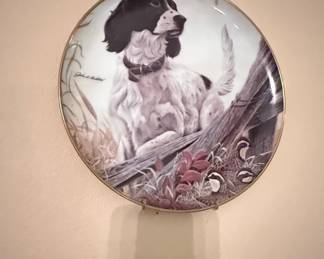 John A. Ruthven English Springer Spaniel Collector Plate