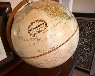 Vintage Replogle Globemaster Inch Terrestrial Globe