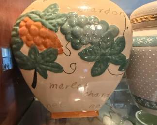 Handmade for Nonnis Biscotti Ceramic Cookie Jar