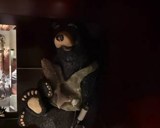 Big Sky Carvers Bearfoots Fishing Bear Figurine by Jeff Fleming