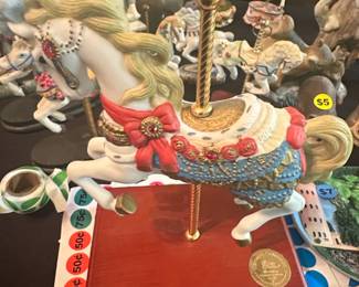 Heritage House Carousel Collection Catherine Musical Figurine