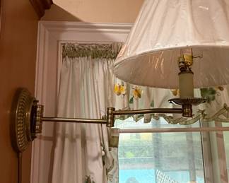 Vintage Brass SwingArm Wall Lamp