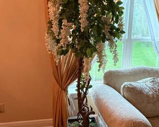 Artificial Wisteria Topiary Tree