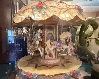 Vintage San Francisco Music Box Company Carousel