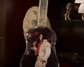 Elvis Presley Crystal Classics Guitar Figurine