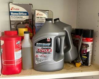Assorted Household Maintenance and Automotive Supplies Lot