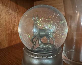 Target Deer Musical Snowglobe