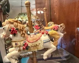 Heritage House Melodies Country Fair Collection Carousel Horse