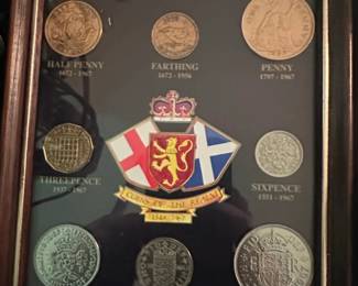 Coins of the Realm Framed British Coin Collection