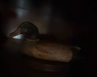 Vintage HandCarved Mallard Duck Decoy