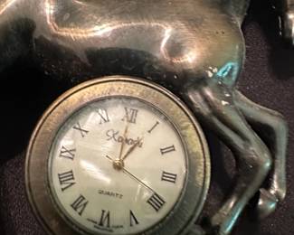 Karado Horse Figural Quartz Desk Clock second image