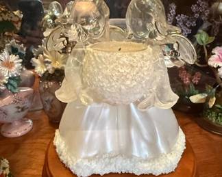 Lenox Crystal Angel Votive Candle Holder