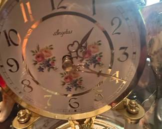 Angelus Anniversary Clock with Wedding Inscription