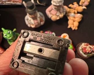 Vintage DieCast Saddle Pencil Sharpener fourth image