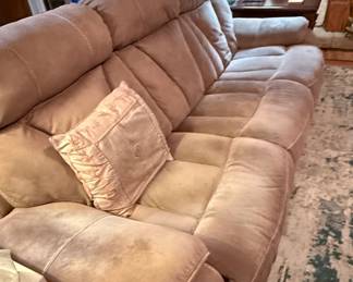 Microfiber Reclining Sofa