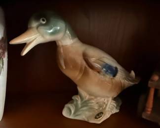 Lefton Mallard Duck Figurine