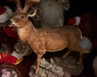 Vintage Resin Buck Deer Figurine
