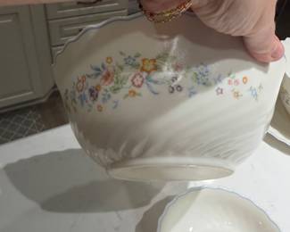 Arcopal Tempered Opal Glass dinnerware and serving pieces-will break up serving pieces and set-priced individually.  Or $150 for all pieces/full set. No flaws. Service for 8