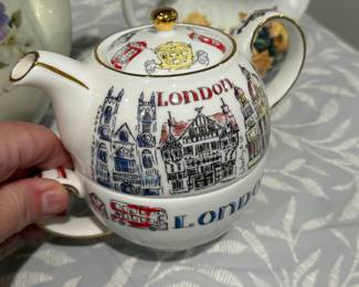 London Tea for one pot and cup $8