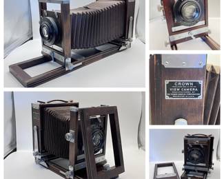 1930s-1940s Folmer Graflex Crown View camera