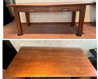 Oak Mission Style table