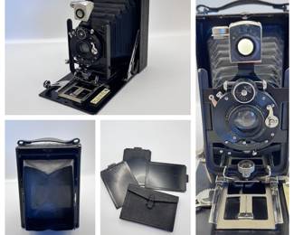 Goerz Tenax bed camera with 3 plate holders