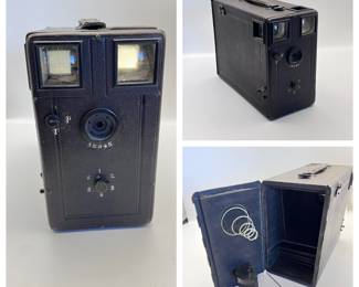 French box/detective camera, early 20th century. No company name.
