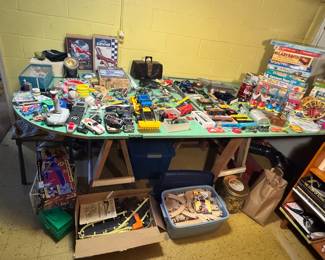 Assorted toys and games