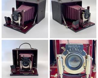 Gundlach Korona folding large-format plate camera (late 1890s-early 1900s)
