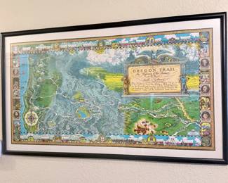 Oregon Trail framed