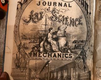 c1865 Scientific American Journal Book /Fair to Poor Condition