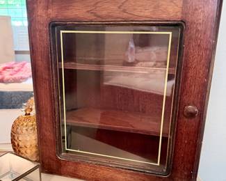 Vintage Wood Meds Cabinet