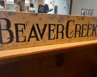 Repo wood sign