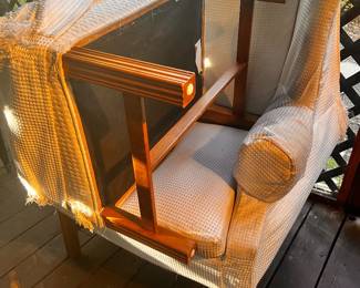 Junk Project  / Wingback Chair / ottoman