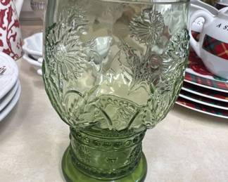 Anthropology Goblets set of 4  (have Salad Bowl set, too)