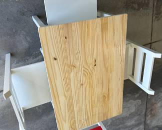 Hand made kids table, play table