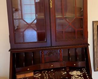 Vintage Secretary desk with bookshelf