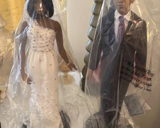Michelle and Barack Obama Tall Figures/Statues 