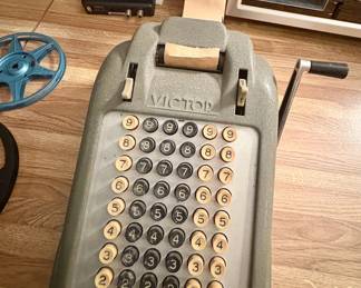 Vintage Mechanical Adding Machine 