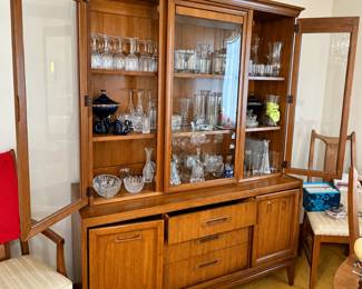 Hutch matches the MCM Dining Room Set 