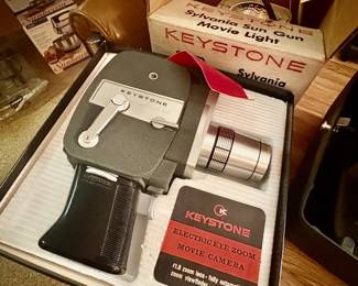 Vintage Keystone Electric Eye Zoom Movie Camera 