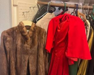 Ladies and Mens clothing, belts, purses - Vintage
