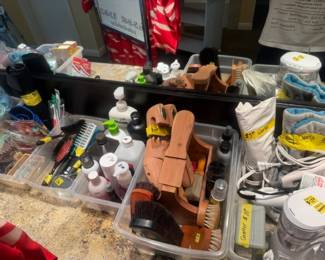 Bathroom extras, Shoe Polishing, Belts ; Combs and Brushes