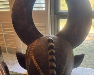 Wooden Hollow  Mask or Crown - solid wood