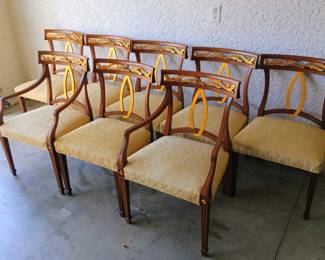 1950s Baker Furniture dining chairs 
