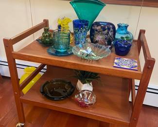 Mid Century Modern Danish Bar Cart