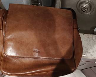 Coach leather bag