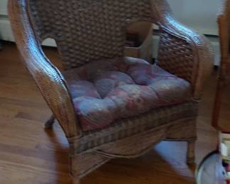 Wicker chair (3 piece)