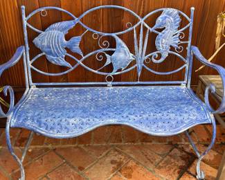 SWEET BLEU FISH BENCH